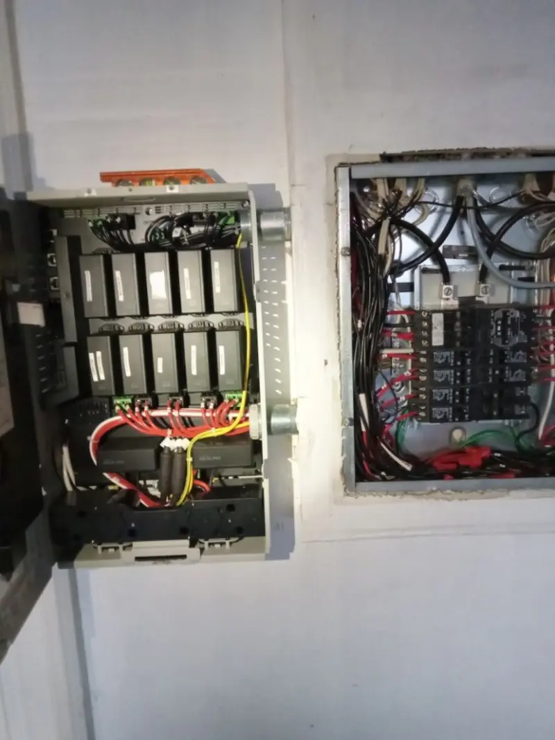 Electrical panel upgrade completed for Ring Doorbell Installation in Lincoln Heights